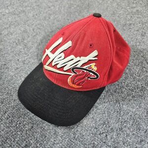 Mitchell & Ness Miami Heat Hat Cap NBA Basketball Nostalgia Co. Adjustable Used‎
